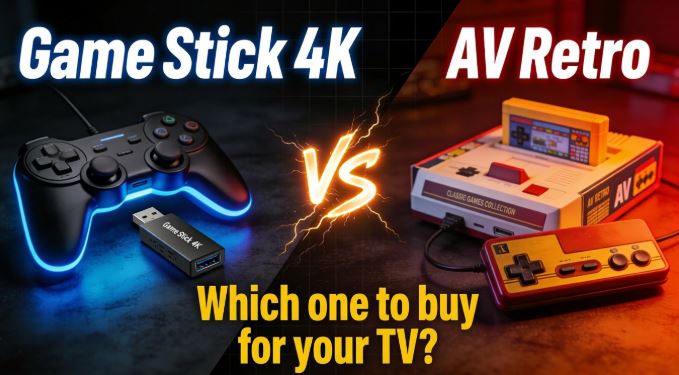 What to buy for TV gaming? 4K Game Stick vs Retro AV Console
